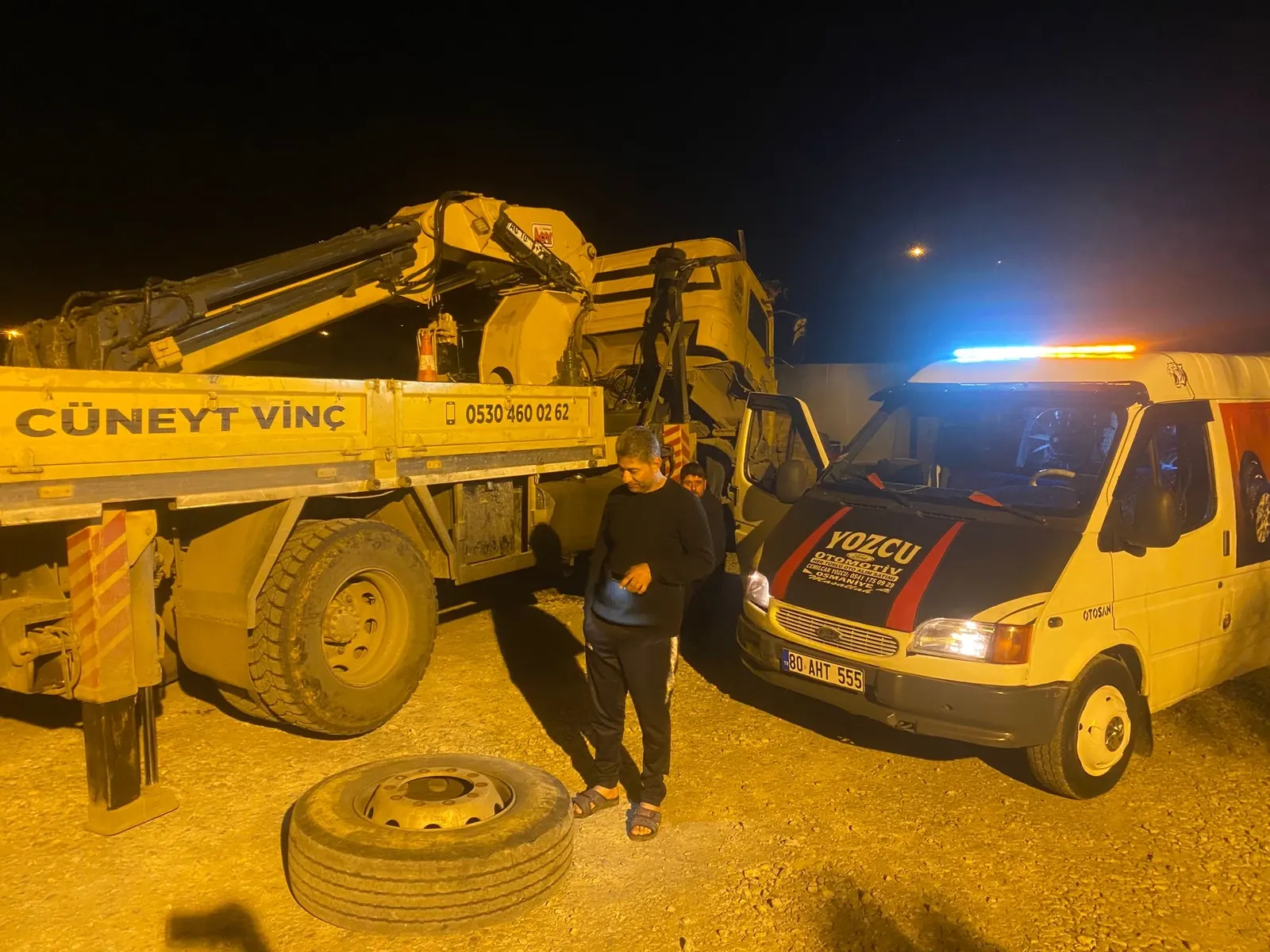 Bahçe mobil oto lastikçi hizmeti